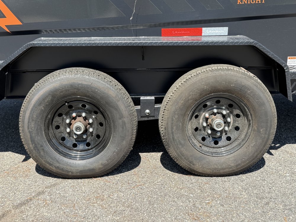 2027 RawMaxx GDX KNIGHT 83X16 HIGH SIDE TELESCOPIC CYLINDER 14K GVWR Dump Trailer