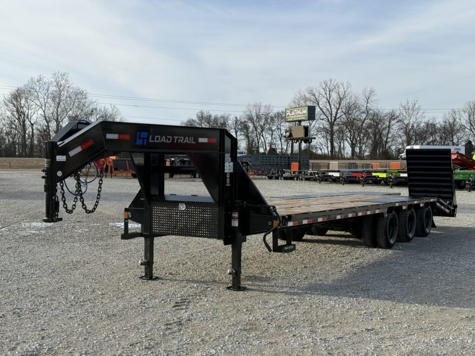 2027 Load Trail GP 102X32 GOOSENECK TRIPLE AXLE W/MAX RAMPS AND 14 PLY TIRES 30K GVWR Flatbed Traile