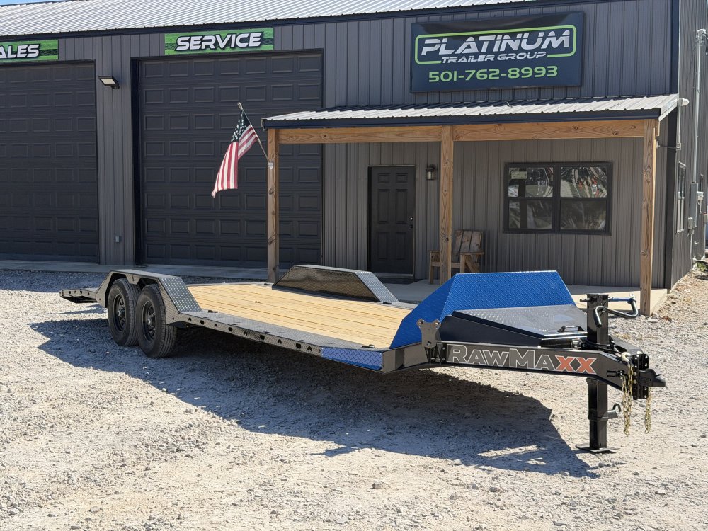 2027 RawMaxx SLX STEALTH X 102X24 WITH DRIVE OVER FENDERS AND TORSION AXLES 14K GVWR Car Hauler