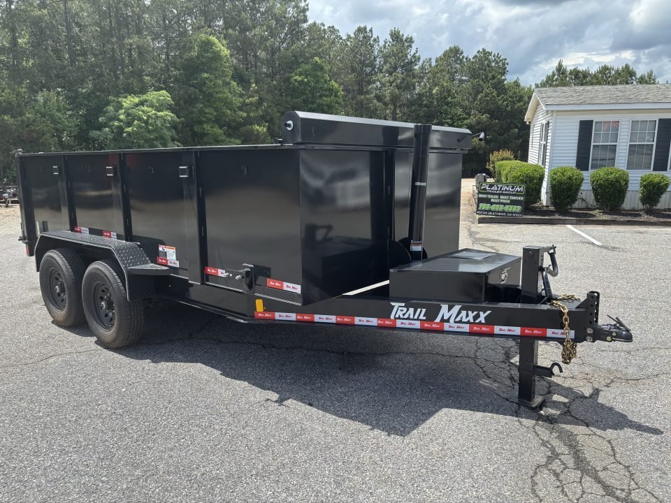 2026 Trail Maxx 83x14 TELESCOPIC CYLINDER 14K GVWR HIGH SIDE Dump Trailer