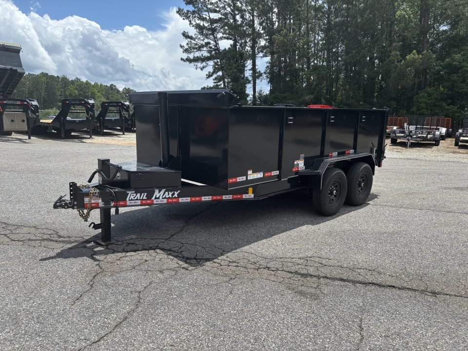 2026 Trail Maxx 83x14 TELESCOPIC CYLINDER 14K GVWR HIGH SIDE Dump Trailer