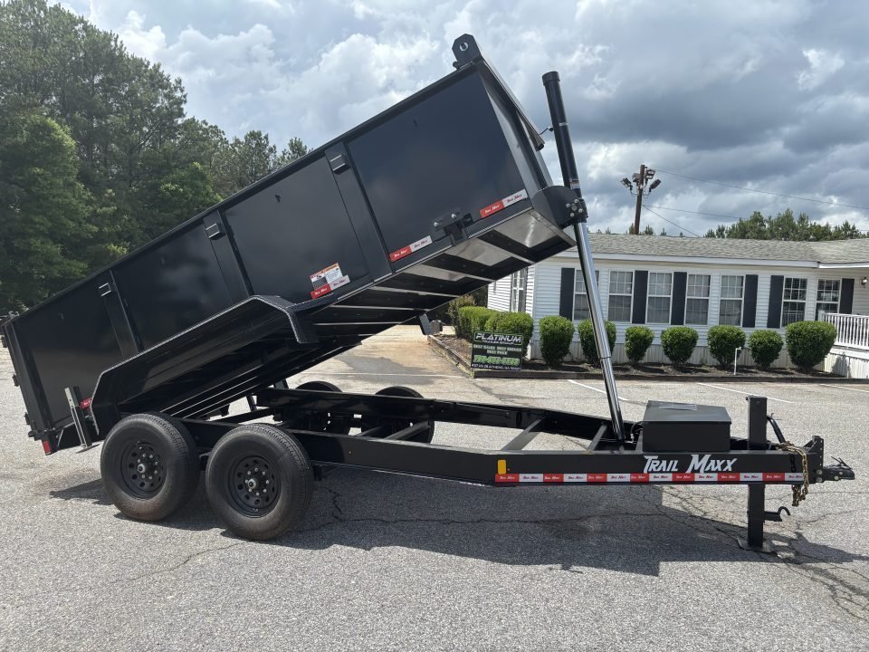 2026 Trail Maxx 83x14 TELESCOPIC CYLINDER 14K GVWR HIGH SIDE Dump Trailer