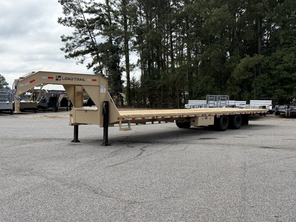 2027 Load Trail 102X36 GL Deckover Trailer W/12' HYDRAULIC DOVE TAIL, 14 PLY TIRE, HYDRAULIC JACKS, 