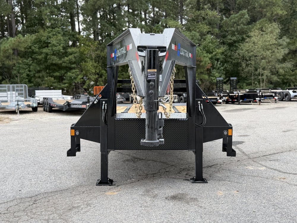 2027 Load Trail GL 102X32 25.9K 12' HYDRUALIC DOVETAIL 14PLY TIRES 4 BUTTON WIRELESS Flatbed Trailer
