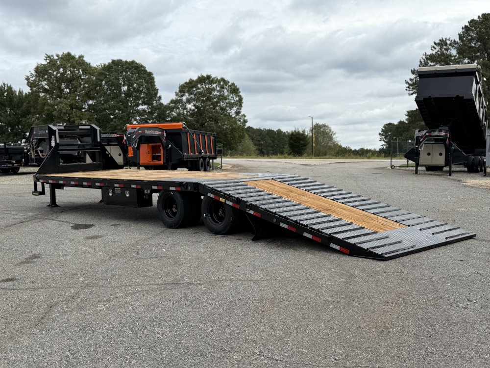 2027 Load Trail GL 102X32 25.9K 12' HYDRUALIC DOVETAIL 14PLY TIRES 4 BUTTON WIRELESS Flatbed Trailer