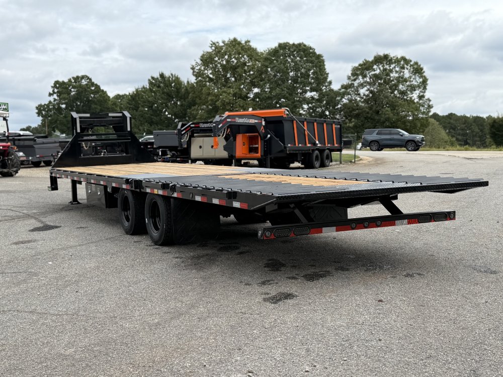 2027 Load Trail GL 102X32 25.9K 12' HYDRUALIC DOVETAIL 14PLY TIRES 4 BUTTON WIRELESS Flatbed Trailer