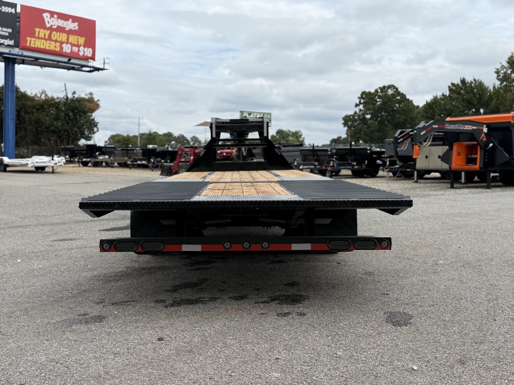 2027 Load Trail GL 102X32 25.9K 12' HYDRUALIC DOVETAIL 14PLY TIRES 4 BUTTON WIRELESS Flatbed Trailer