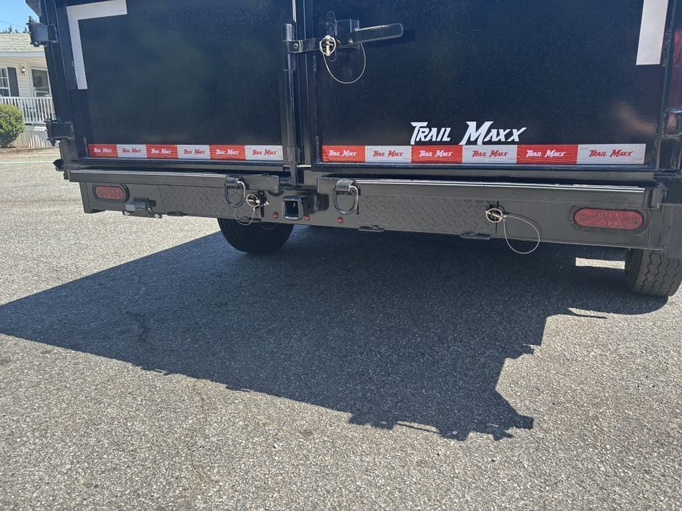 2026 Trail Maxx 83x16 TELESCOPIC CYLINDER 14K GVWR GOOSENECK Dump Trailer