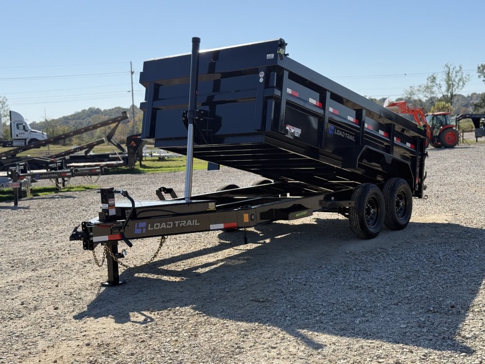 2027 83X14 DL LOAD TRAIL / TELESCOPIC / 7 GAUGE / 36" SIDES / 14K GVWR / DUMP TRAILER
