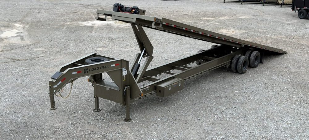 2026 Load Trail GT 102X40 25.9K GVWR 18K WINCH 14PLY TIRES 5" RUB RAIL WIRELESS REMOTE Tilt Trailer