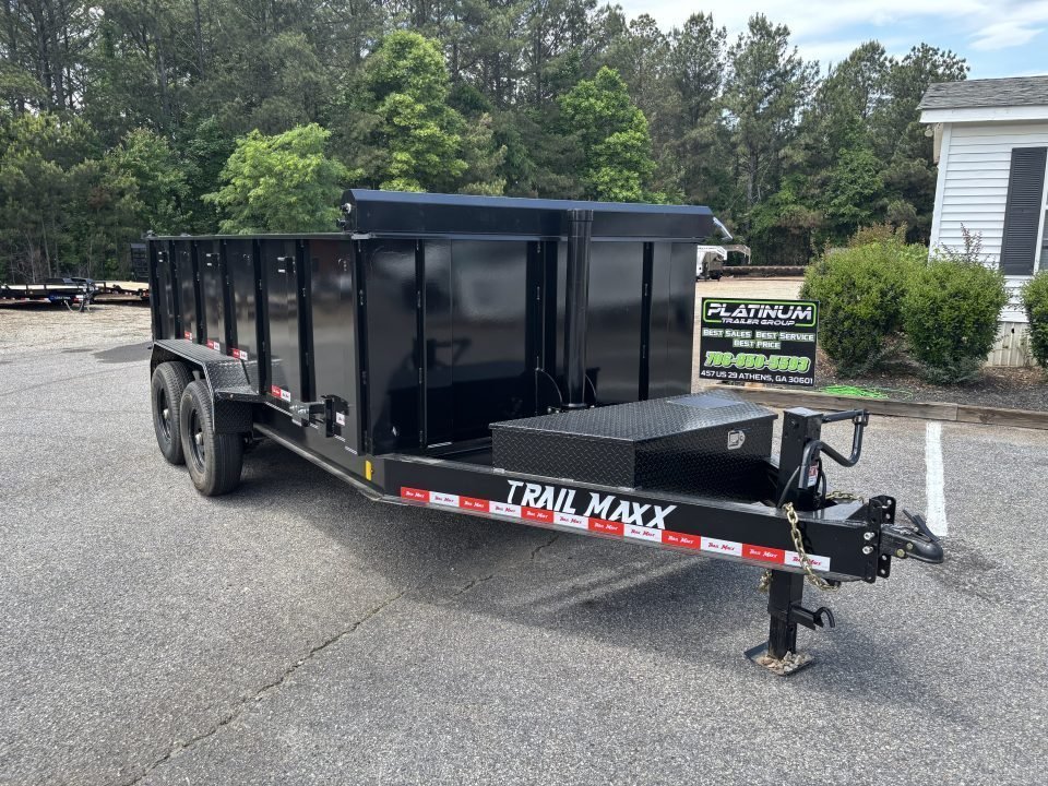 2026 Trail Maxx 83x14 TELESCOPIC CYLINDER 14K GVWR HIGH SIDE Dump Trailer