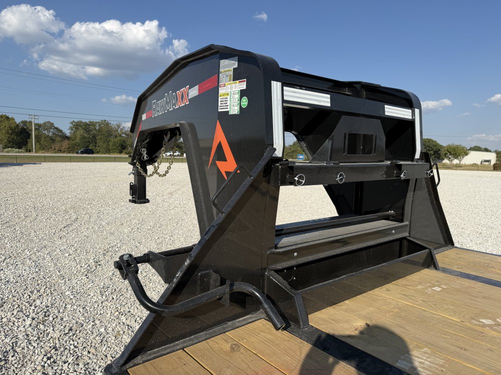 2027 RAWMAXX FDX 102X30 GOOSENECK W/12K AXLES, HYDRAULIC DISC BRAKES, MAXX RAMPS, TORQUE TUBE, AND 1