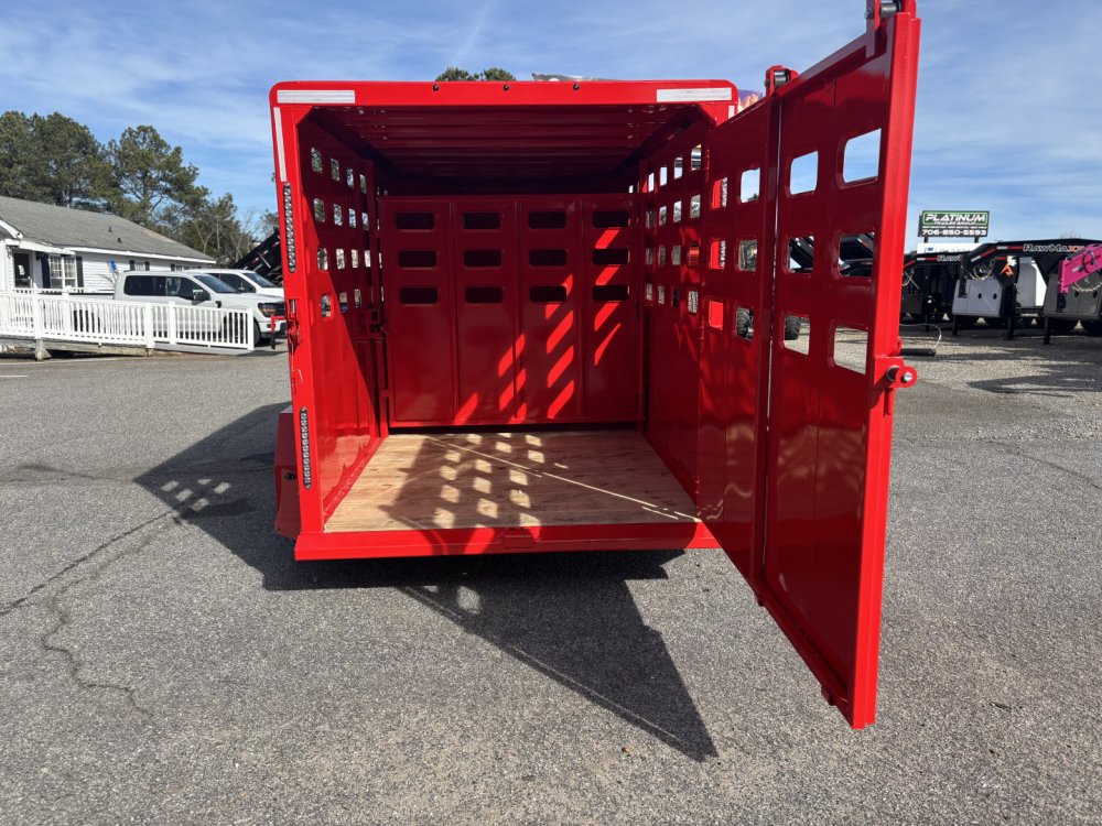 2026 Eagle X Trailers 14X 6'8" LIVESTOCK Stock / Stock Combo Trailer