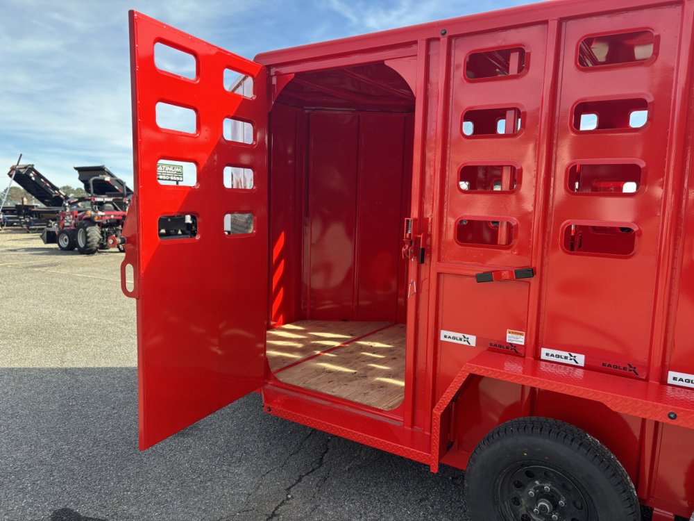 2026 Eagle X Trailers 14X 6'8" LIVESTOCK Stock / Stock Combo Trailer