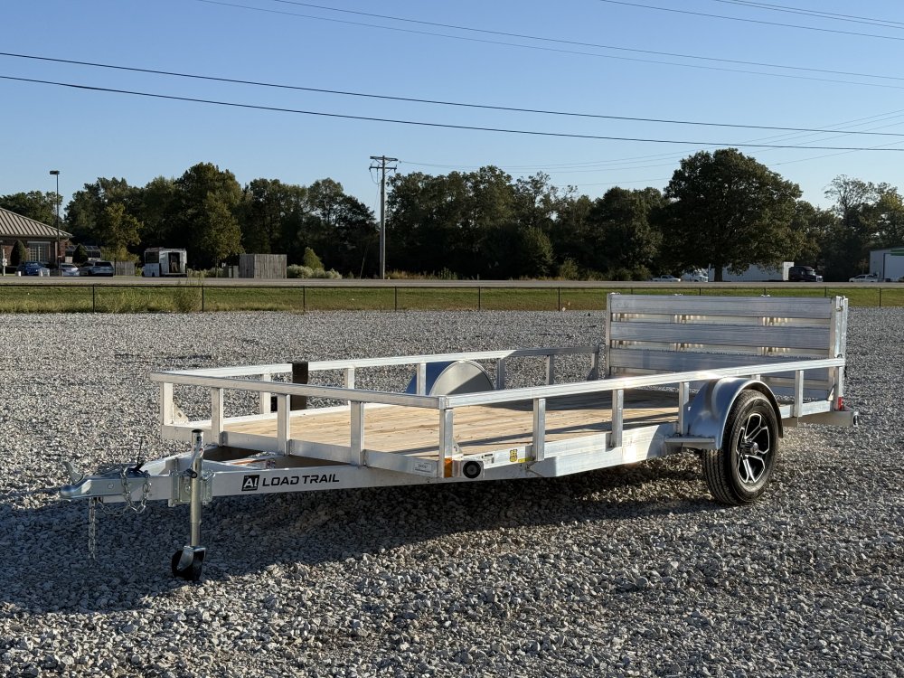 2026 Load Trail UA 77X14 SA / ALUMINUM FRAME / 55" BI-FOLD TAILGATE / ALUMINUM WHEELS Utility Traile