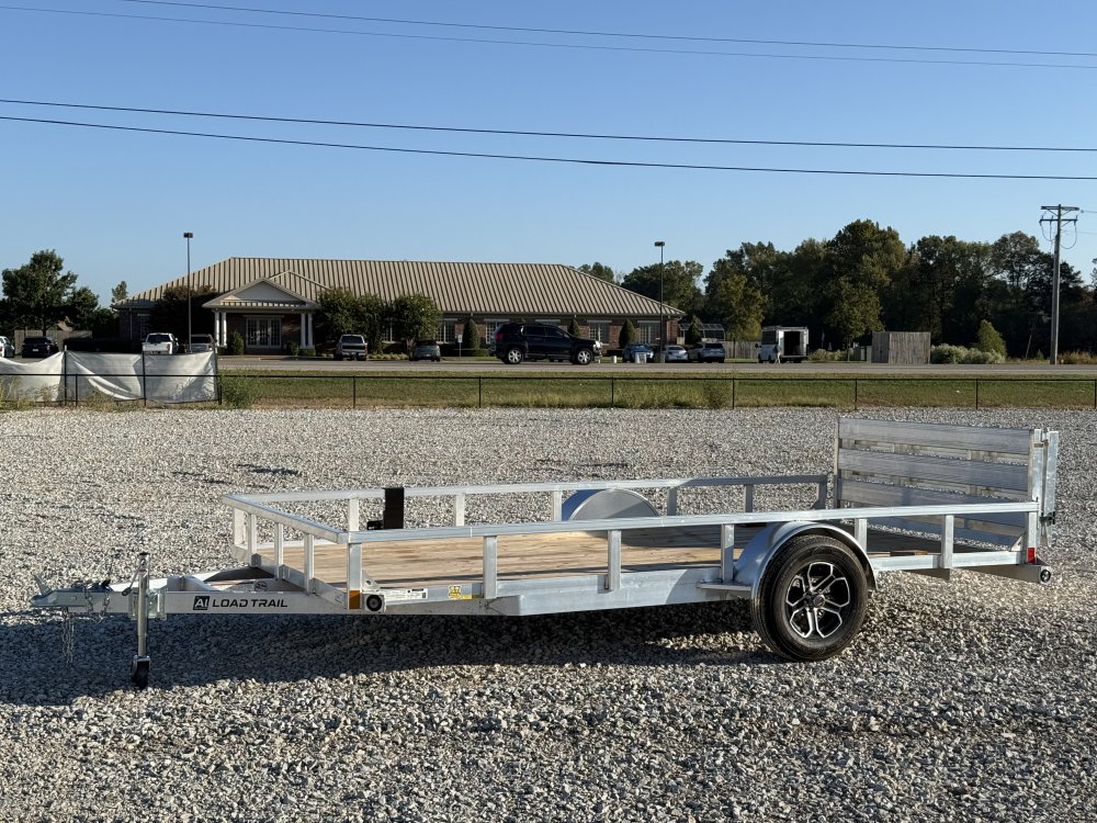 2026 Load Trail UA 77X14 SA / ALUMINUM FRAME / 55" BI-FOLD TAILGATE / ALUMINUM WHEELS Utility Traile