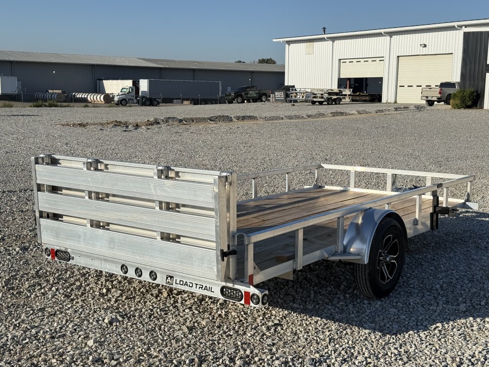 2026 Load Trail UA 77X14 SA / ALUMINUM FRAME / 55" BI-FOLD TAILGATE / ALUMINUM WHEELS Utility Traile