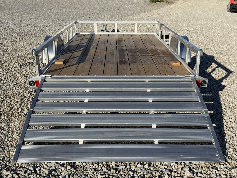 2026 Load Trail UA 77X14 SA / ALUMINUM FRAME / 55" BI-FOLD TAILGATE / ALUMINUM WHEELS Utility Traile