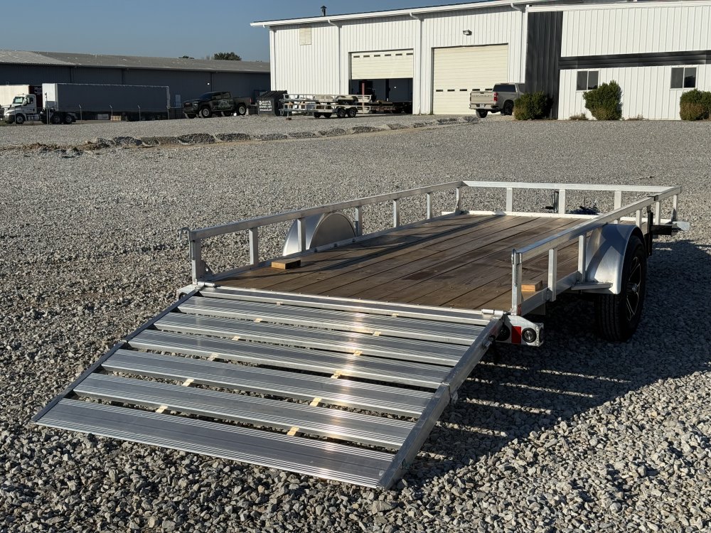 2026 Load Trail UA 77X14 SA / ALUMINUM FRAME / 55" BI-FOLD TAILGATE / ALUMINUM WHEELS Utility Traile