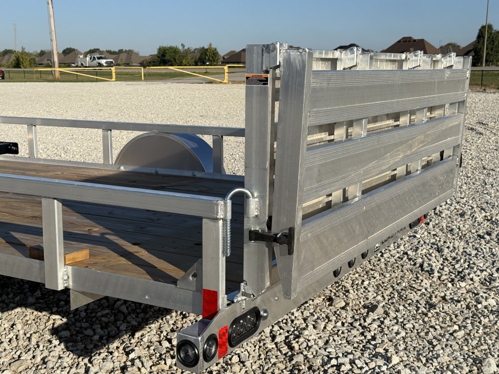 2026 Load Trail UA 77X14 SA / ALUMINUM FRAME / 55" BI-FOLD TAILGATE / ALUMINUM WHEELS Utility Traile