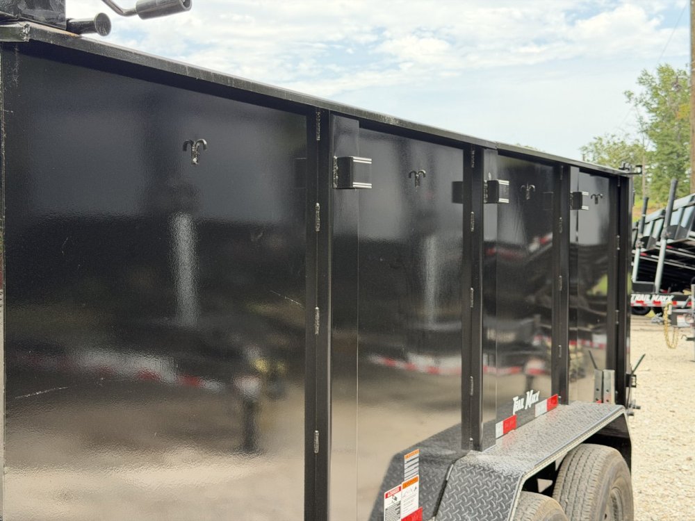 2026 Trail Maxx DT 83X14 4' SIDE 14K GVWR REAR STABILIZER JACKS GOOSENECK Dump Trailer