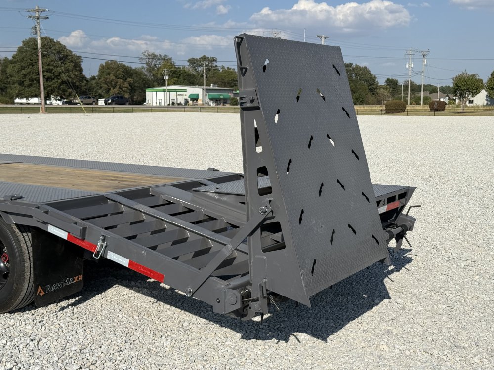 2027 RAWMAXX FDX 102X32 GOOSENECK W/TRIPLE 10K AXLES, MAXX RAMPS, TORQUE TUBE, AND 14 PLYS TIRES 30K