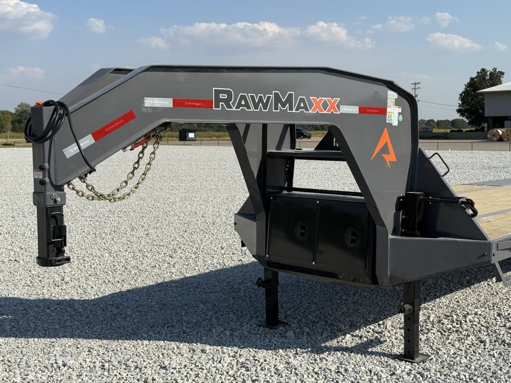 2027 RAWMAXX FDX 102X32 GOOSENECK W/TRIPLE 10K AXLES, MAXX RAMPS, TORQUE TUBE, AND 14 PLYS TIRES 30K