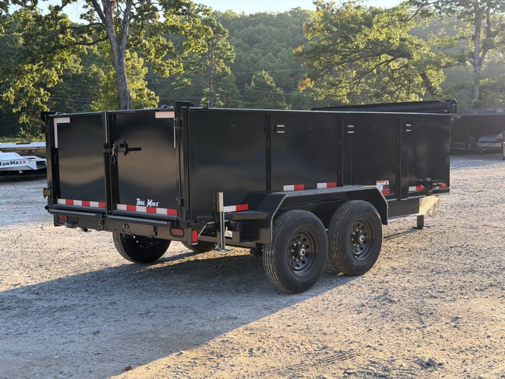 2026 Trail Maxx DT 83X14 3' SIDE 14K GVWR REAR STABILIZER JACKS Dump Trailer