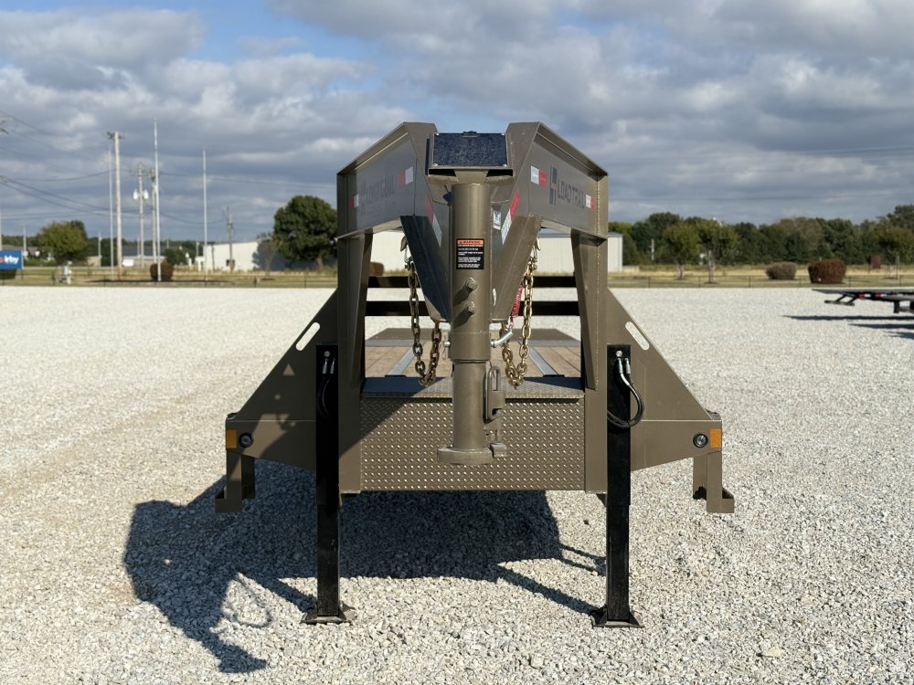 2027 Load Trail GL 102X40 GOOSENECK HYDRAULIC DOVETAIL W/12' CLEATED DOVE, 14 PLYS, HYDRAULIC JACKS,