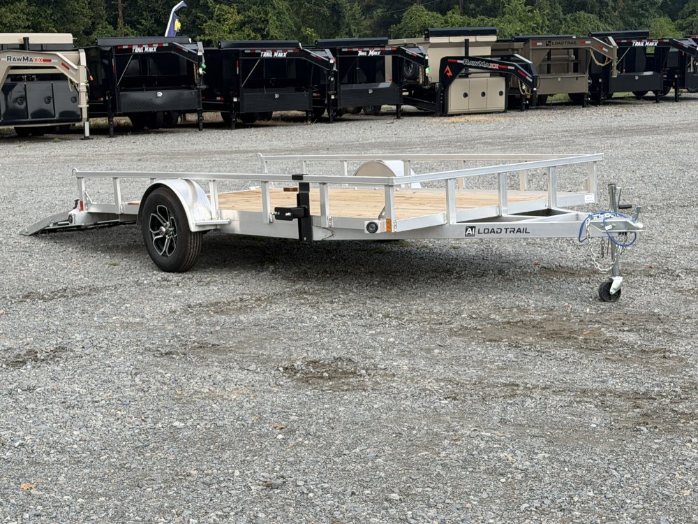 2027 Load Trail UA 77X14 SA / ALUMINUM FRAME / 55" BI-FOLD TAILGATE / ALUMINUM WHEELS Utility Traile