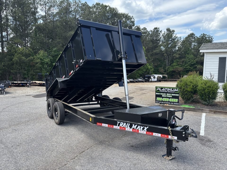 2026 Trail Maxx 83x14 TELESCOPIC CYLINDER 14K GVWR HIGH SIDE Dump Trailer