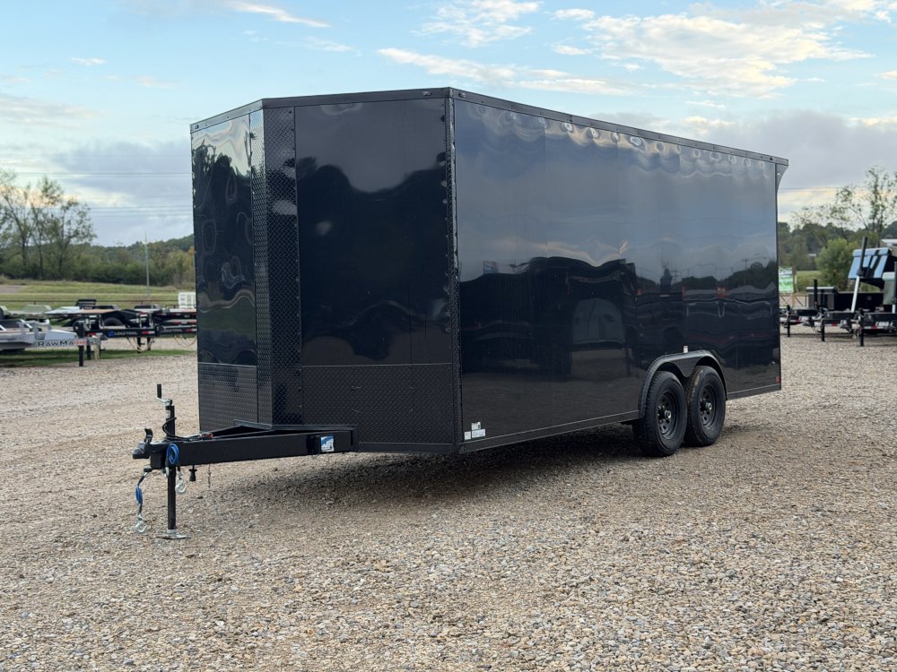2027 SAWYER CARGO 8.5X20X7'6" W/6K TORSION AXLES, ONE PIECE THERMOPLY ROOF, SCREWLESS EXTERIOR, AND 