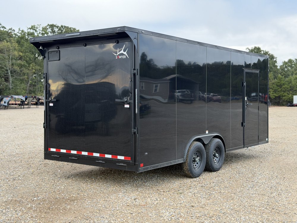 2027 SAWYER CARGO 8.5X20X7'6" W/6K TORSION AXLES, ONE PIECE THERMOPLY ROOF, SCREWLESS EXTERIOR, AND 