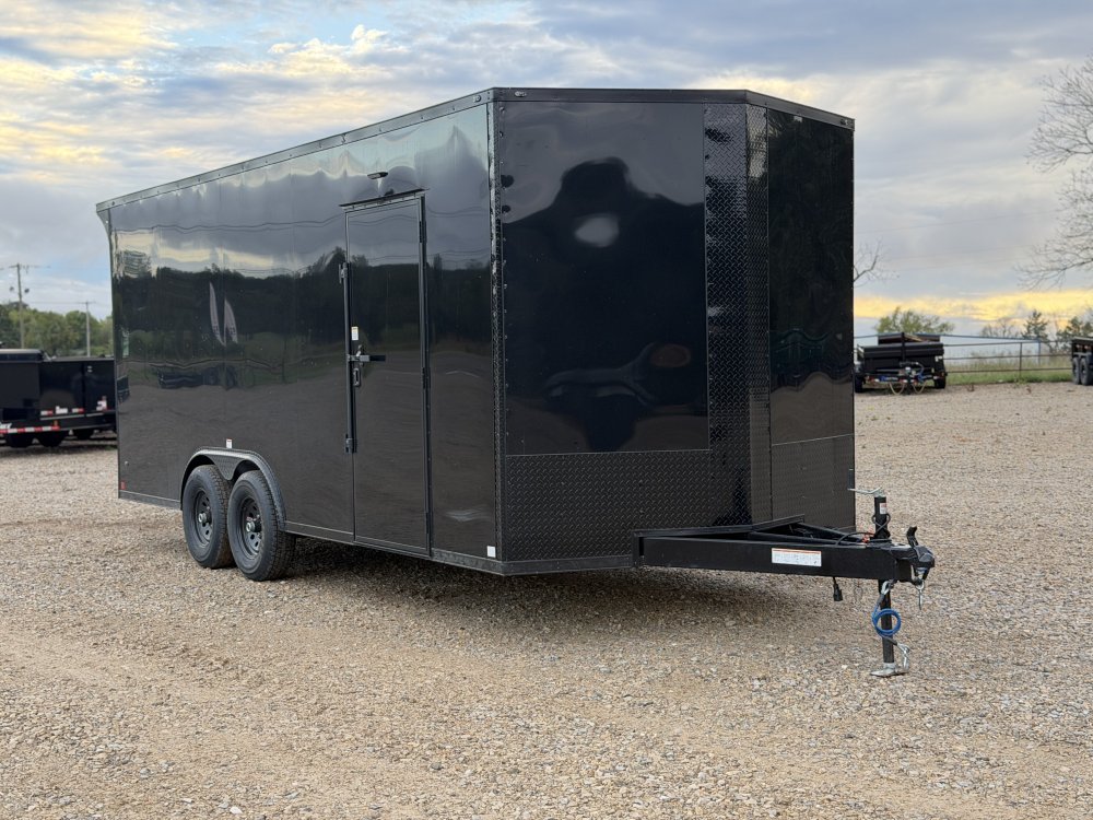 2027 SAWYER CARGO 8.5X20X7'6" W/6K TORSION AXLES, ONE PIECE THERMOPLY ROOF, SCREWLESS EXTERIOR, AND 