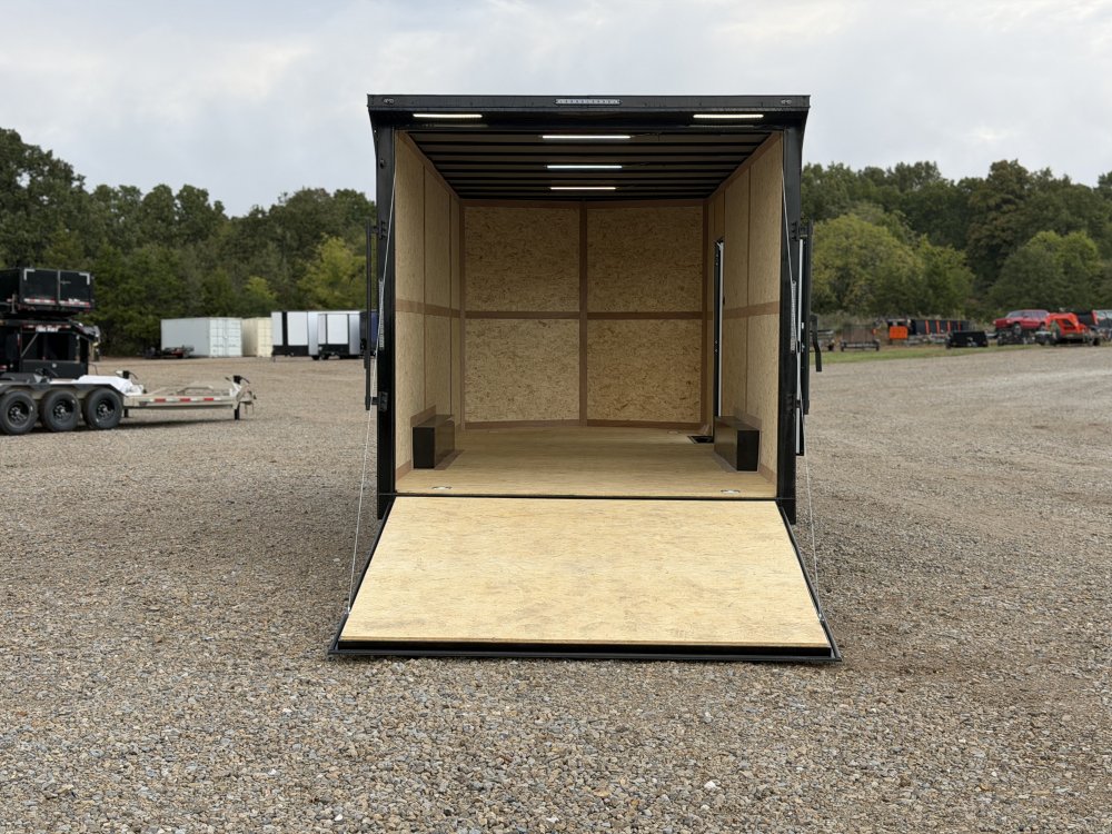 2027 SAWYER CARGO 8.5X20X7'6" W/6K TORSION AXLES, ONE PIECE THERMOPLY ROOF, SCREWLESS EXTERIOR, AND 