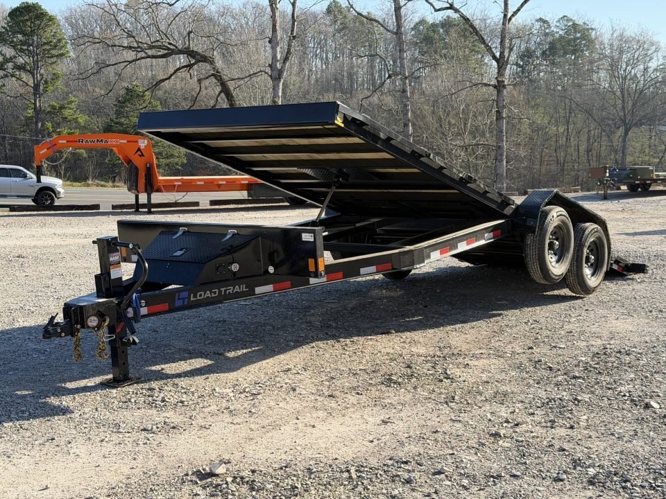 2026 Load Trail 83X22 TM Tilt Trailer W/10 PLY TIRES, 7K AXLES, WILRESS REMOTE, SPORT BOX, WINCH PLA