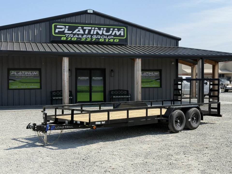 2026 Load Trail UE 83X20 TANDEM AXLE W/2' DOVE TAIL AND 4' FOLDING GATE 9990K GVWR Utility Trailer