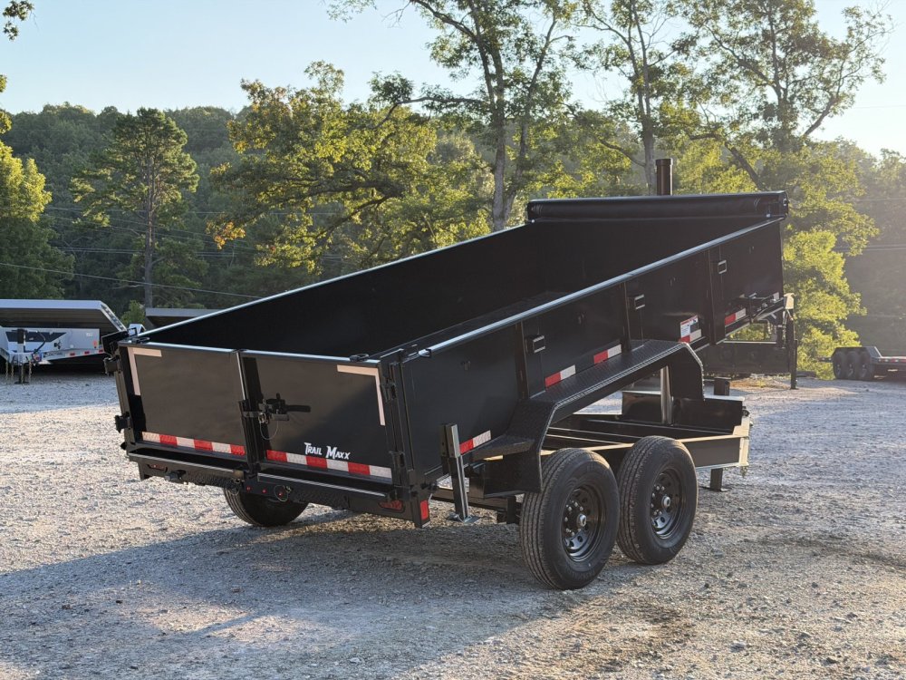 2026 Trail Maxx DT 83X14 2' SIDE 14K GVWR REAR STABILIZER JACKS Dump Trailer