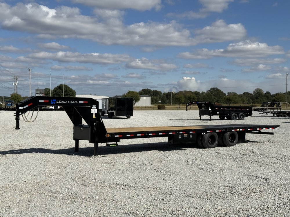 2027 Load Trail GL 102X32 GOOSENECK HYDRAULIC DOVETAIL AND DISC BRAKES W/12' CLEATED DOVE, 14 PLYS, 