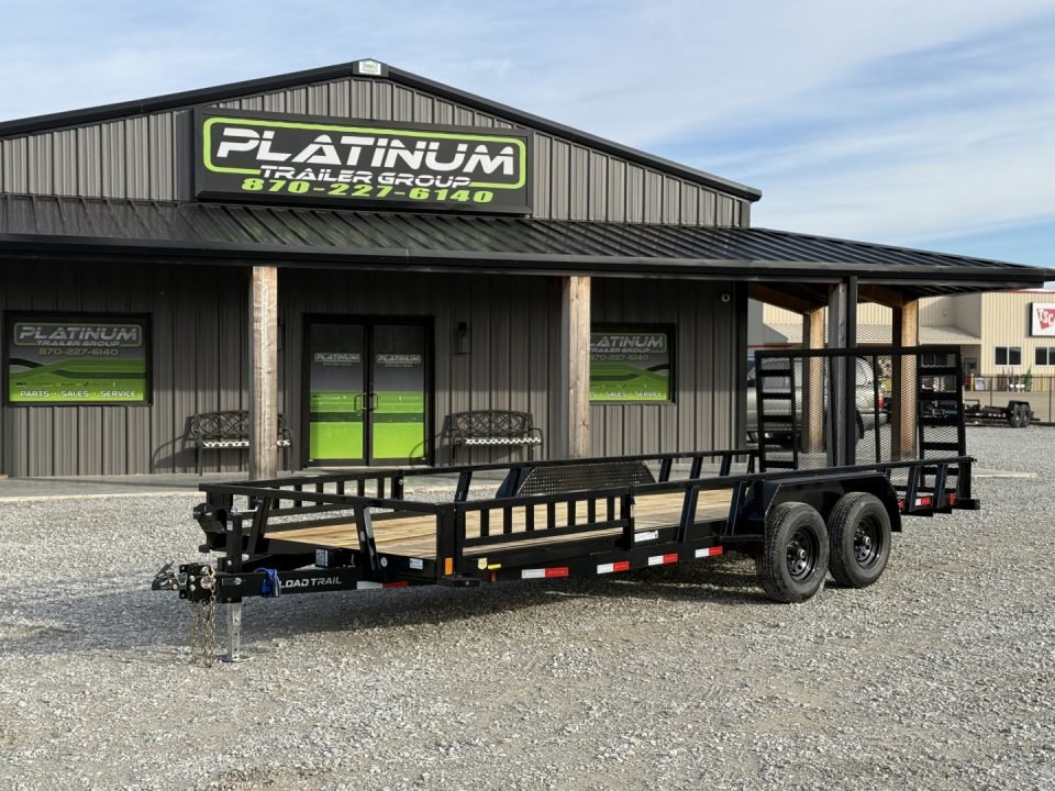 2026 Load Trail UE 83X20 W/4' FOLDING GATE AND SIDE RAIL RAMPS 9990 GVWR Utility Trailer