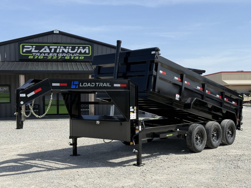 2026 Load Trail DG 83X16X3 HIGH SIDE TELESCOPIC W/14 PLYS AND 7 GAUGE FLOOR 21K GVWR GOOSENECK Dump Trailer