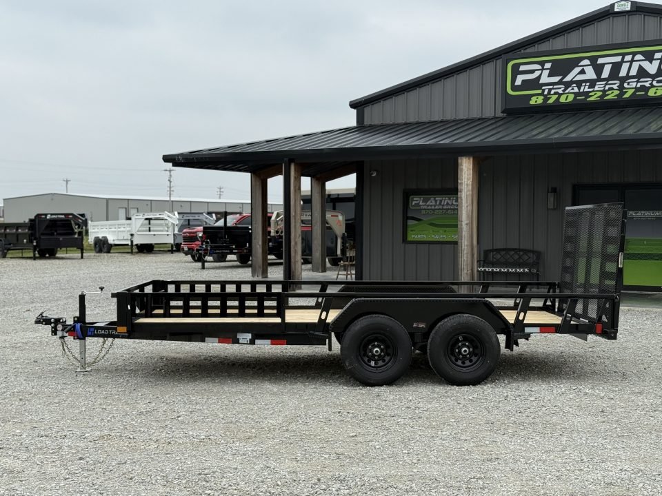 2026 Load Trail UE 83X16 TANDEM AXLE W/4' FOLDING GATE, SIDE LOAD RAMPS, AND SQUARE TUBE SIDE RAILS