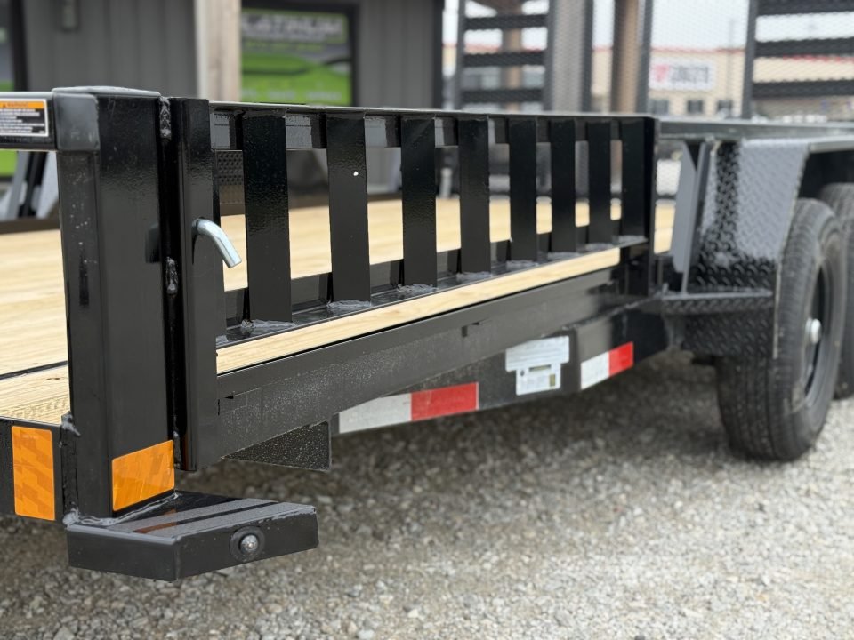 2026 Load Trail UE 83X16 TANDEM AXLE W/4' FOLDING GATE, SIDE LOAD RAMPS, AND SQUARE TUBE SIDE RAILS