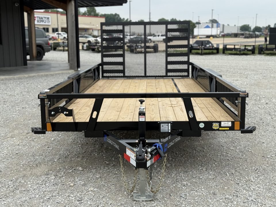 2026 Load Trail UE 83X16 TANDEM AXLE W/4' FOLDING GATE, SIDE LOAD RAMPS, AND SQUARE TUBE SIDE RAILS