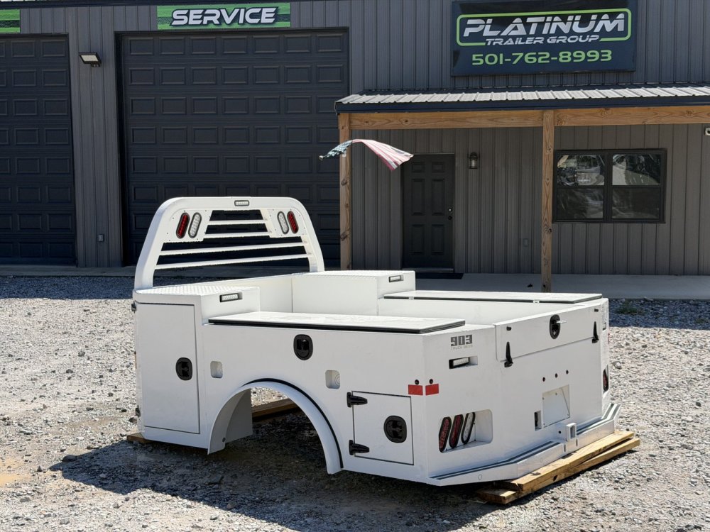 2026 903 CD CABINET DECK 92" WIDE, 8'6" LONG, 57" CTA, 42 1/4" RUNNERS TRUCK BED