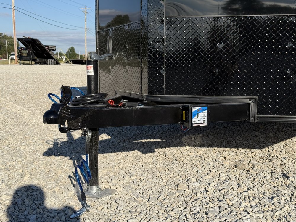 2027 SAWYER CARGO 7X16 WITH 7' INTERIOR / SCREWLESS / TORSION AXLES / POLYCOR / REAR SPOILER WITH LI