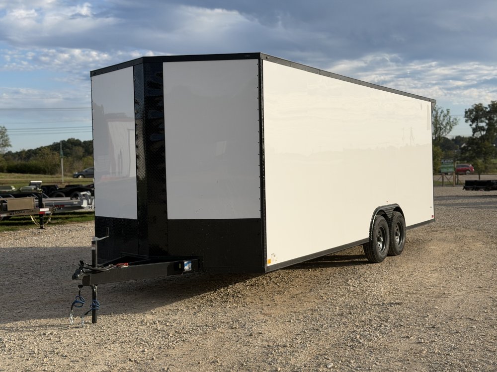 2027 SAWYER CARGO 8.5X24X7'6" W/6K TORSION AXLES, ONE PIECE THERMOPLY ROOF, SCREWLESS EXTERIOR, AND 