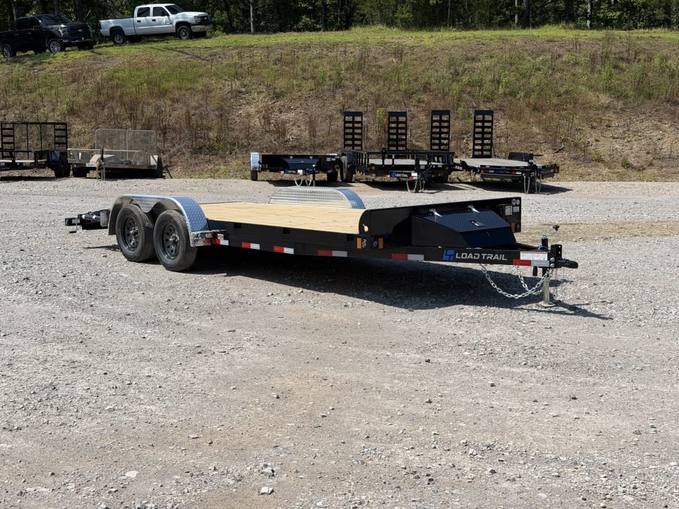2026 Load Trail CH 83X18 7K GVWR PULLOUT RAMPS REAR STABILIZER JACKS TOOL BOX Car Hauler