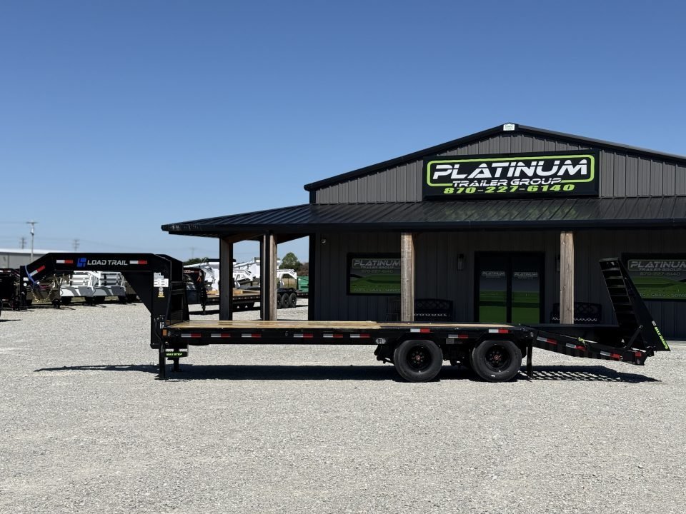 2026 Load Trail GP 102X25 GOOSENECK W/MAX RAMPS AND 14 PLY TIRES 24K GVWR Flatbed Trailer