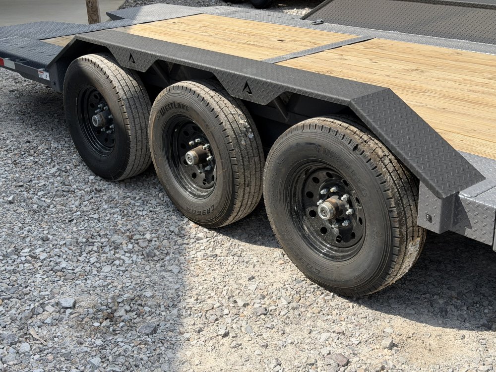 2026 RawMaxx G3X 102x26 21K GVWR Tilt Trailer HYDRAULIC STILLWELL JACK